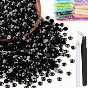 5000pcs 3mm Resin Rhinestones Bulk, Light Pink AB Flatback Round Jelly Rhinestones Bedazzling Non Hotfix Crystal Gems Large Quantity Wholesale for DIY Crafts Clothes Tumblers Face Makeup Manicure