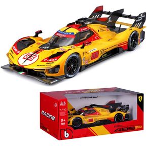 1/18 Model Car for Ferrari 499P 83# Yifei Ye Racing Car Le Mans Champion Alloy Luxury Vehicle Diecast