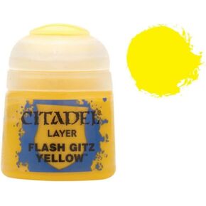 CITADEL Games Workshop Paint Layer Paint: Flash GITZ Yellow