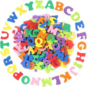 MIDELONG Foam Letter Stickers, Colorful Self-Adhesive A-Z Alphabet Stickers for DIY Crafts, Scrapbooking, School Projects & Party Decorations - Pack of 260