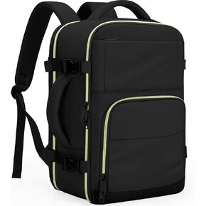Travel Backpack For Women, Carry On Backpack for Men Flight Approved Airline Personal Item Travel Bag TSA Business 15.6 in Laptop Mochila, Travels Essentials Bookbag for Work Weekender Hiking (Beige)