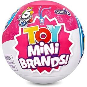 5 Surprise Mystery Capsule Real Miniature Collectible Mini Toys Brands Series 2