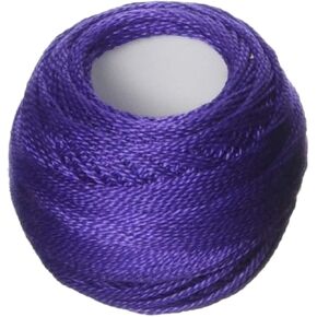 DMC 116 8-333 Pearl Cotton Thread Balls, Very Dark Blue Violet, Size 8