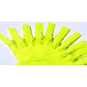 YKK® 22" YKK Zipper #3 Skirt & Dress Zippers Color Neon Yellow (10 Zippers/Pack)
