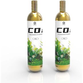 FZONE 45g Disposable CO2 Cartridges with 5/8 Threaded Interfaces (2-Pack)