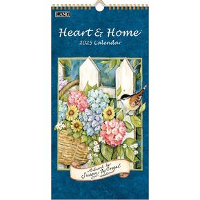 Lang Companies, Heart and Home 2026 Vertical Wall Calendar, 8'' X 15.8'', 12-Month Calendar with Stapled Binding