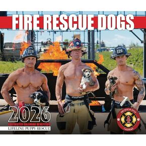 2026 Fire Rescue Dogs Calendar