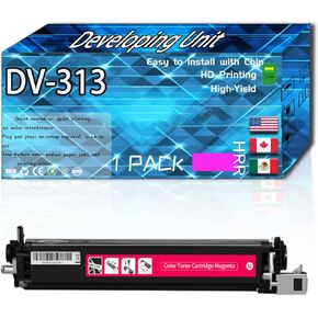 Compatible for Konica Minolta DV-313 Replacement Developing Unit Used with bizhub C258 C308 C368 Printers, High Production Multiple Options (1 Pack Cyan)
