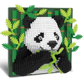 Chameleon Animal 3D Wall Art Micro Mini Building Blocks Set, Unique Home Wall Decor or Table Display, No Compatible with Lego Set, Ideal Gift Toy for Adults Boys Girls (1376 PCS)