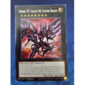 Number 107: Galaxy-Eyes Tachyon Dragon - MZTM-EN091 - Maze of The Master - Rare