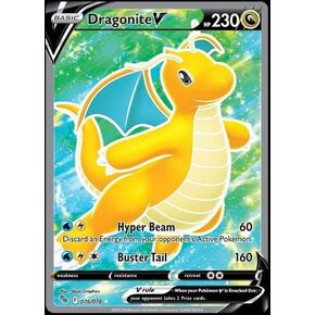 Dragonite V - 076/078 - Pokemon Go - Ultra Rare - Full Art Card