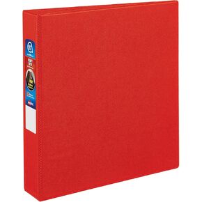 Avery Heavy-Duty Binder with 1.5-Inch One Touch EZD Ring, Red (79585)