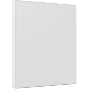Staples 374818 1/2-Inch Simply View Binders with Round Rings White