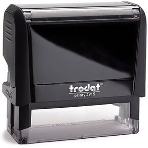 Custom Self-Inking Business Address Stamp Trodat 4915: 1" x 2-3/4"