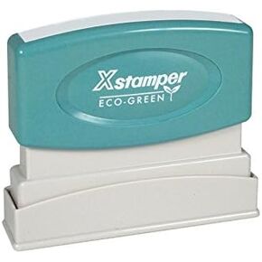 Xstamper Pre-Inked Custom Stamp N05 1/8" x 2-3/8"