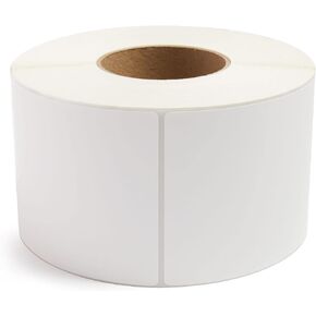 Smith Corona - 4 Rolls - 4'' x 6'' Direct Thermal Labels, 3'' Core, 4000 Labels Total, Made in The USA, for 3" Core Industrial Printers (4 Rolls) - Zebra Compatible