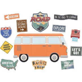 Teacher Created Resources Moving Mountains Road Trip Hit The Road Bulletin Board (TCR9222)
