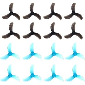 16Pcs Gemfan 40mm 1608 3-Blade PC Propellers 1.5mm Hole Props for RC Tinywhoop Drones FPV Freestyle