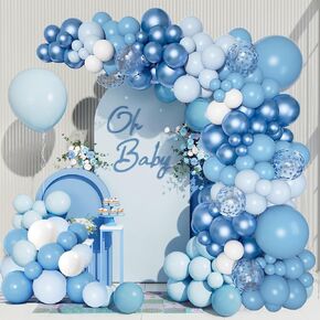 Black Gold White Balloon Arch Kit,137 Pcs Balloon Garland Kit Confetti Metallic with Balloons Tape for Wedding, Birthday,Graduation,New Years,Special Events Party Decoration
