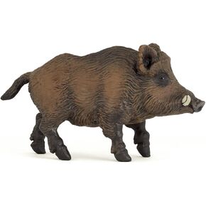 Papo - Wild Boar - Realistic Plastic Figurine - 3 Years Old - Wildlife - Hand Painted - Ultra-Realistic Details - Durable and Educational - Children's Toy - Gift Idea - Wildlife Figurine
