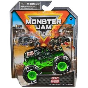 Monster Jam 2024 Official 1:64 Diecast Truck Series 39 Grandma Grave Digger Retro Rebels