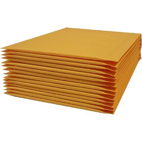 Yens 12.5 x 19 Kraft Bubble Padded Envelopes Mailers KF#6, 50 Piece