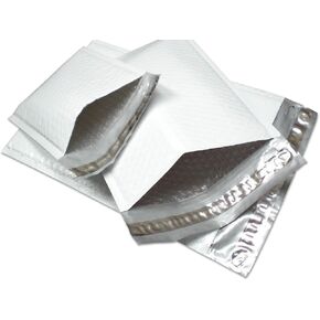 YensBubble 500 pcs 4 X 8 Poly Bubble Padded Envelopes Mailers 500PM#000