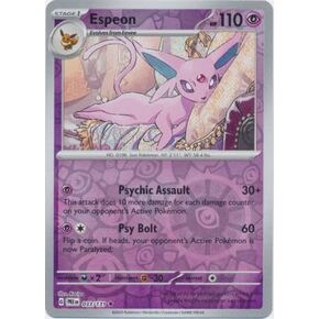 Pokemon - Espeon 033/131 Prismatic Evolutions – Reverse Foil Single Card