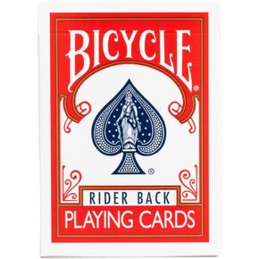 Bicycle Red Rider Back Playing Cards Poker Size Deck USPCC
