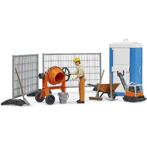 Bruder bworld 62008 Construction Set: Mixer, railings, Figure, Accessories