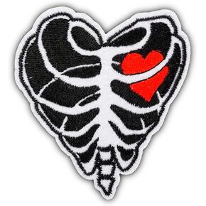 Eye Inside Mouth Iron On Patches for Clothes, Surreal Punk Premium Embroidered Appliqué, Cool Motorcycle Biker DIY Iron On Patches for Clothing, Jeans, Backpacks, Jackets, Vest, Hats & Bags