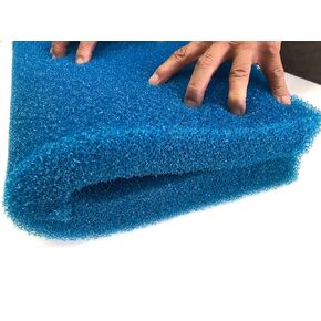 Aquarium Bio Sponge Filter Media Pad, 23.6" x 17" x 2", Open Cell Foam Cut-to-fit Matten Filter Fish Tank Sump Divider