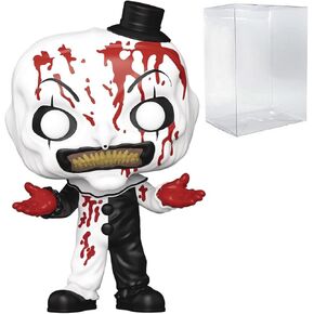 POP Movies: Terrifier - Bloody Art The Clown Funko Vinyl Figure (Bundled with Compatible Box Protector Case) Multicolor 3.75 inches