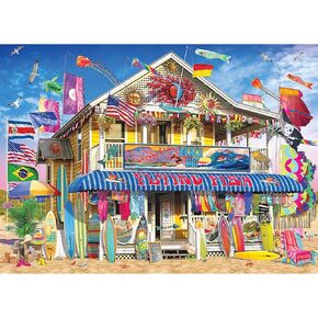 RoseArt - Kodak Premium - Surf Shack - 1000 Piece Jigsaw Puzzle for Adults
