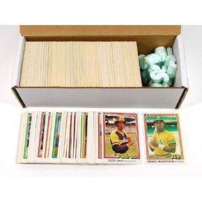 1981 Donruss Baseball Complete Set (605) Rickey Henderson Rose Ryan Smith