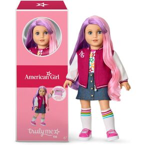 American Girl, Truly Me 18-inch Doll #110 with Blue Eyes, Wavy Blonde Hair, Light Skin with Freckles, for Ages 6+