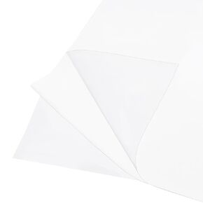 BENECREAT 60 Sheets A5 Double Sided Adhesive Sheets, 8.3x5.8 Inch Clear Craft Adhesive Tape Strong PET Adhesive Tap Sheet for Arts Craft Photo Albums Making, 0.1mm Thick