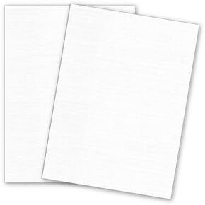 Via Pure White 8-1/2-x-11 Linen Cardstock Paper 200-pk - 270 GSM (100lb Cover) PaperPapers Letter Size Card Stock Paper - Business, Card Making, Designers, Professional and DIY Projects