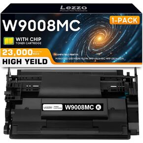 خرطوشة الحبر W9008MC 1-Pack W9008MC استبدال الحبر الأسود لطابعة HP W9008MC لطابعة E50145DN Flow MFP E52645C MFP E52645DN (23000 صفحة)