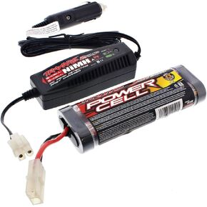 Traxxas 1/10 Jato 3.3 * 7.2V NiMH 1800 mAh Battery & 2 AMP CAR Charger * 6 Cell