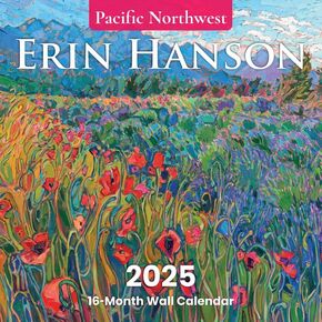 2025 Erin Hanson Calendar Crystal Light Landscapes Fine Art | Large Wall Calendar with Vibrant Impressionism Crystal Light Paintings | Monthly Calendar for Office 12 x 24" Thick Paper | Art by Erin Hanson