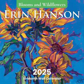 2025 Erin Hanson Calendar Crystal Light Landscapes Fine Art | تقويم الجدار الكبير مع اللوحات الضوئية البلورية الانطباعية النابضة بالحياة | تقويم شهري لمكتب 12 × 24 "ورقة سميكة | الفن بقلم إيرين هانسون in Saudi Arabia