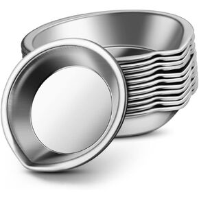 12pcs Stainless Steel Color Palette Simple Practical Metal Mixing Trays for Home Store Use Lightweight Design for Easy Handling and Durability