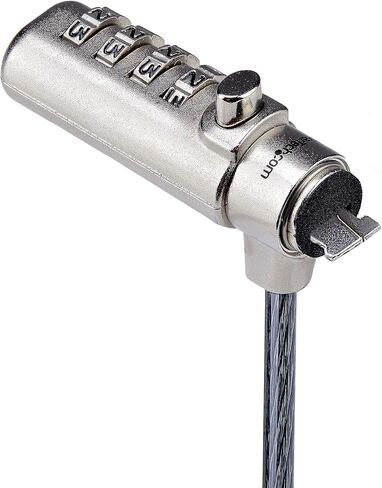 StarTech.com Slim Lock Nano Slot Compatible, 6.6ft (2m) Locking Cable, Desk Anti-Theft Security for Laptop/Notebook Computer in Saudi Arabia