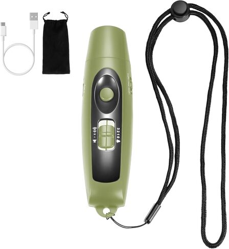 Electronic Whistle Rechargeable for Referees Coaches Teachers Electric Whistle Handheld Blowless Whistles with Lanyard for Outdoor Games Sports Emergency Pet 4 Tones High Volume USB Charging, Black in Saudi Arabia