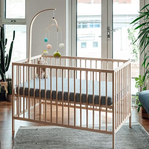 1 مجموعة الحضانة المتنقلة لتقوم بها بنفسك إطار خشبي سرير المحمول الرياح الرنين سرير الخشب المحمول شماعات إطار خشبي الحلي مجموعة اليدوية in Kuwait