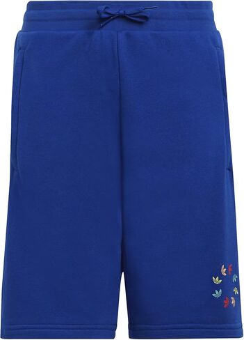 شورت Adicolor للأطفال من adidas Originals، مقاس متوسط ​​رمادي منقط/أبيض، مقاس X-Small in Saudi Arabia