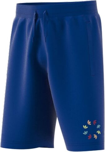 شورت Adicolor للأطفال من adidas Originals، مقاس متوسط ​​رمادي منقط/أبيض، مقاس X-Small in Saudi Arabia
