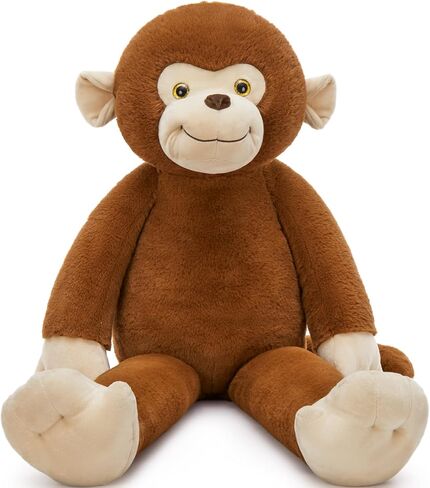 Tezituor Giant Dog محشوة حيوان ، 31.5 "كبيرة المستردات الذهبية الكبيرة ، لعبة Plush Cuddly Dog Plush Plush ، Plushies Plushies واقعية لأطفال عيد ميلاد in Kuwait