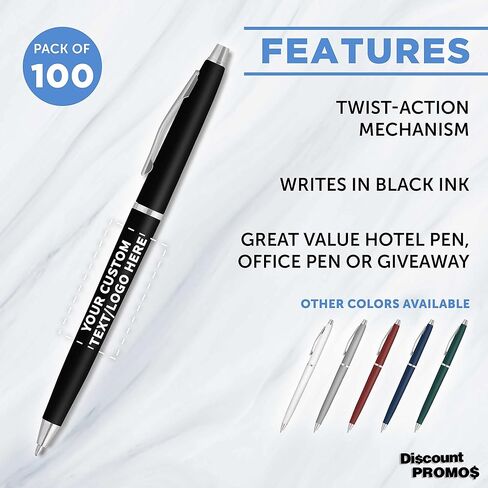 خصم العروض الترويجية المخصصة لانجهام الحبر الحبر - مجموعة من 50 أقلام الكتابة للعمل - أقلام بارد للكتابة والحبر الأسود والأبيض in Kuwait